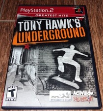 Tony Hawk's Underground (Sony PlayStation 2 PS2, 2003) Complete Greatest Hits 