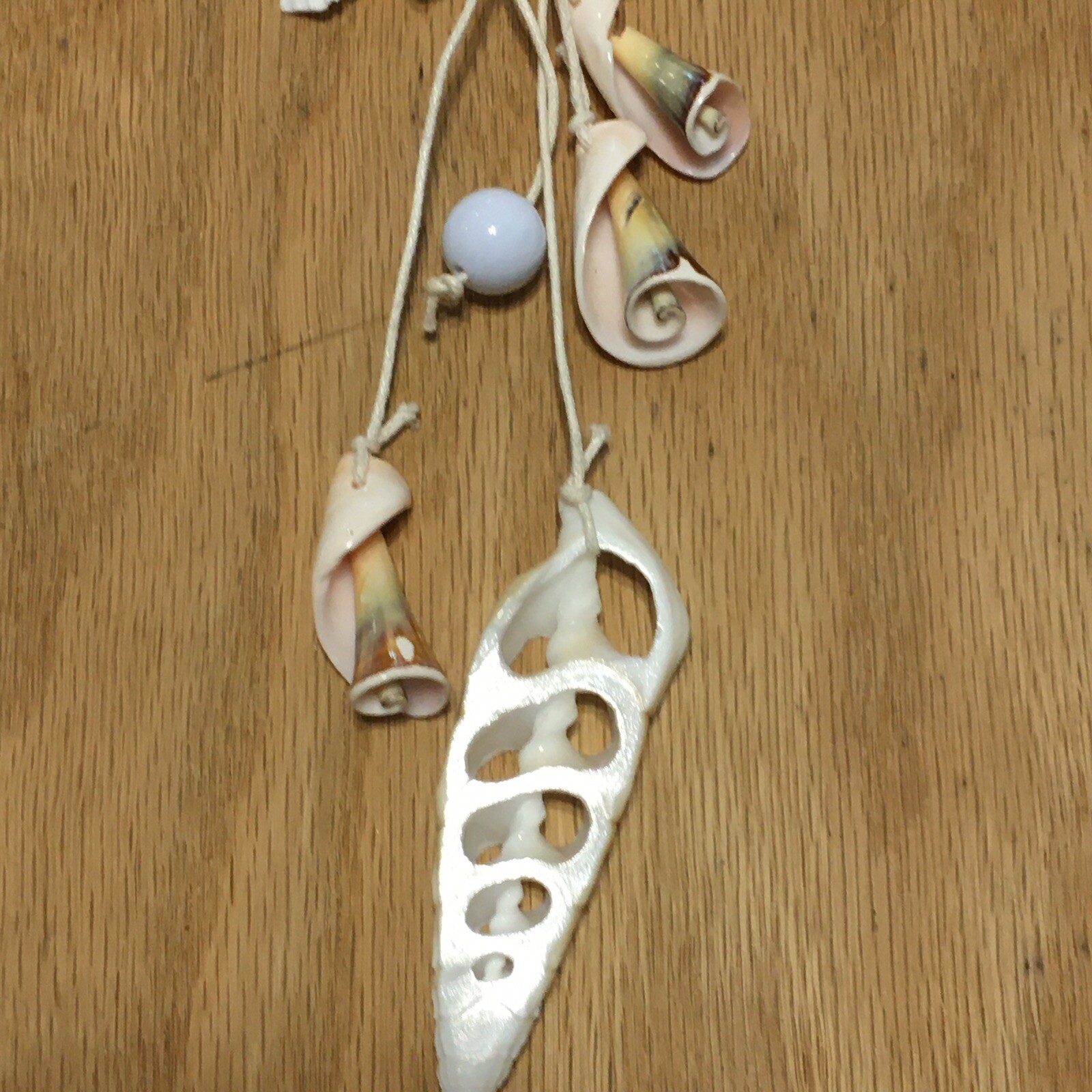 Artisan adjustable Tribal shell bead Y Statement … - image 9