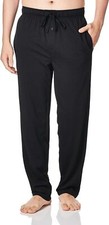 Mens Breathable Jersey Pajama Pants Soft Moisture Wicking Sleepwear with Pockets