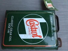Castrol Classic Oel, Getriebeöl, SAE 140, 2Ltr. Vintage Blechdose m. Oelanhänger