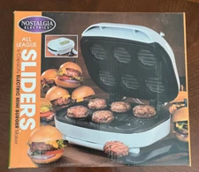 Nostalgia All League Sliders Mini Burger Maker White SM-500