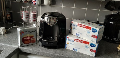 Bosch TAS4502GB Coffee Machine - Black 