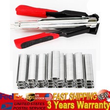 Type M Nail Ring Pliers Hog Ring Pliers with 2500 C Clips Seat Covers Repair New