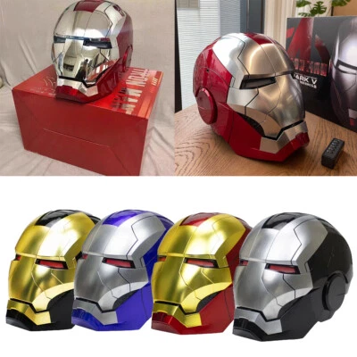 AUTOKING Iron Man MK5 Helmet 1:1 Wearable VoiceControl Mask Cosplay Prop Gifts