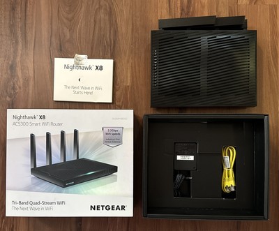 NETGEAR R8500 1000 Mbps 6 Port 2166 Mbps Wireless Router