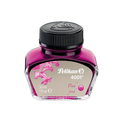 Pelikan Tintenglas Tintenfass Textmarker für Füller Kolben Converter Tinte Pink