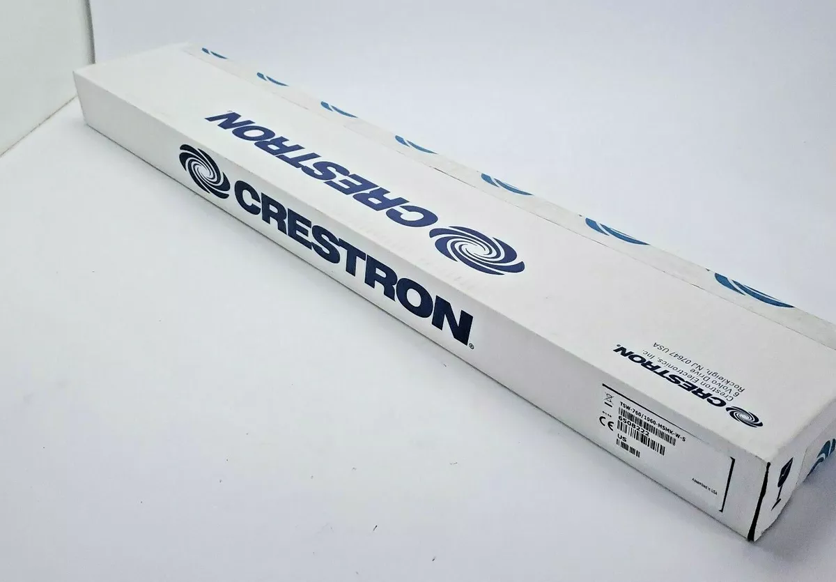 Crestron TSW 760 1060 MSMK W S Multi Surface Touch Screen Mount Kit White New