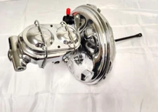 1970 1981 Camaro Firebird Power Brake Booster 1" Bore Master Cylinder Chrome New