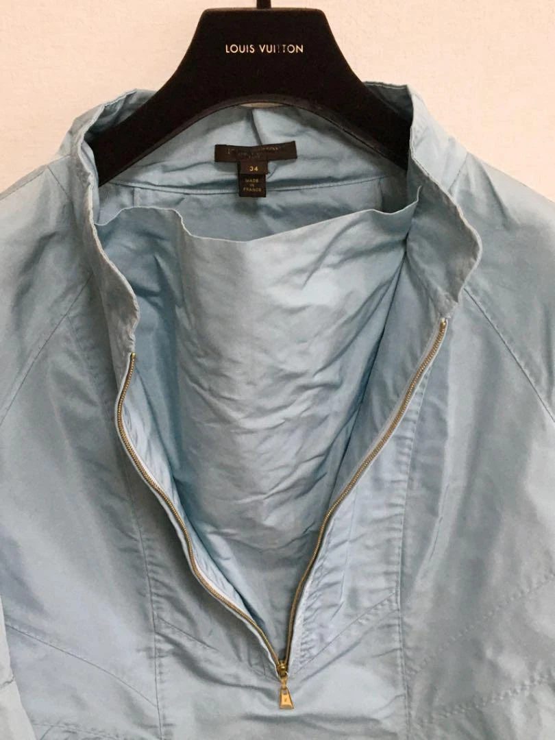 LOUIS VUITTON（LV） LOUIS VUITTON 3 4 Sleeve Pullover Jacket 34 Blue Women from JP
