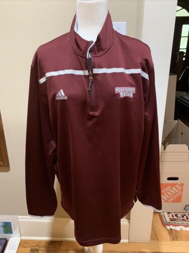 Men’s Mississippi State Addias 1/2 Zip Pullover - Picture 1 of 4