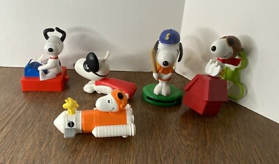 Snoopy PEANUTS McDonald's Burger King Happy Meal Complete