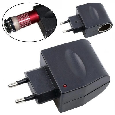 Adapter 220V AC auf 12V DC Zigarettenanzünder Steckdose Auto EU Stecker