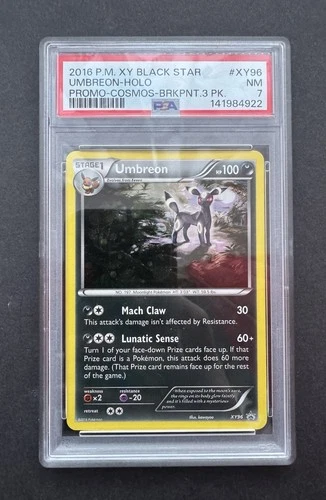 *PSA 7* Umbreon XY96 - Black Star Promo - Near Mint - Rare Pokémon Card