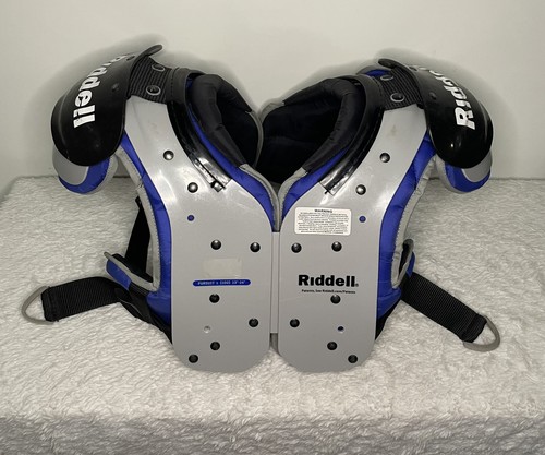 Riddell Pursuit Youth L 100 Football Shoulder Pads 13-14” Size Large Fast Ship 