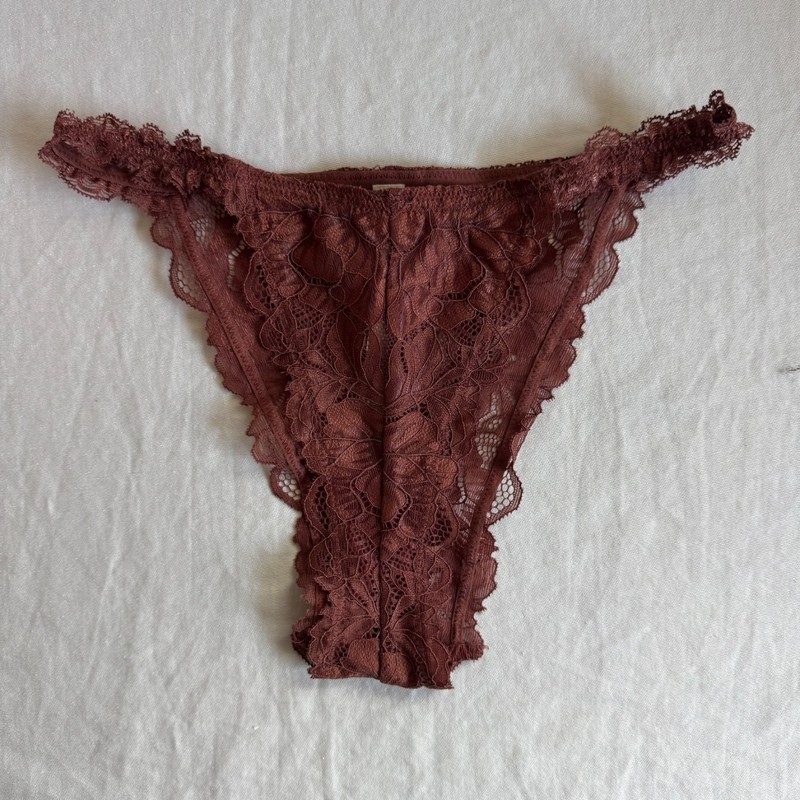 NWOT Free People Everyday Lace Bikini Undies, sz XS