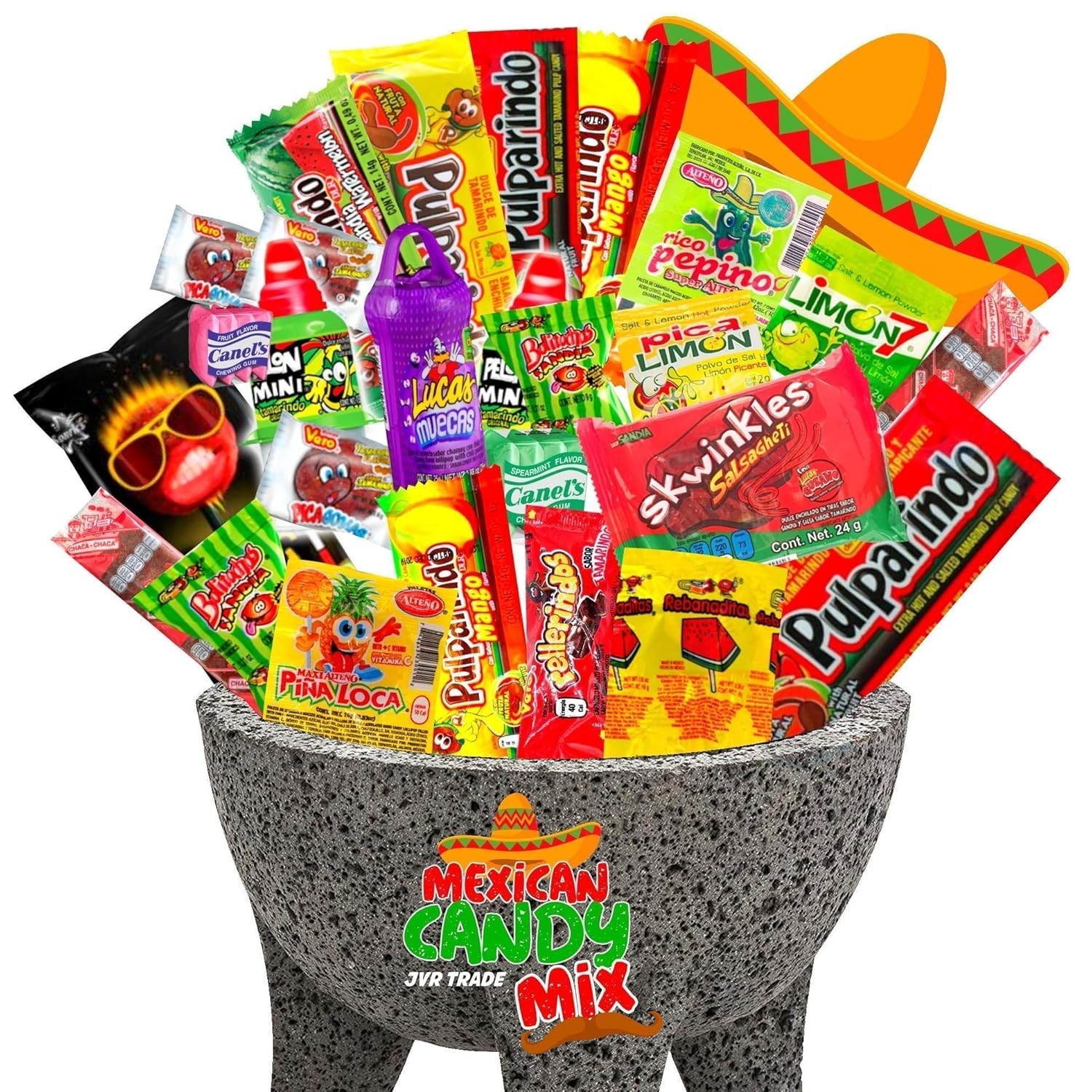 Snack Surtido Mezcla Caramelos Mexicanos (42 Unidades) Dulces Mexicanos Variedad de los mejores