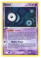 Unown I - I/28 - Holo Rare NM, English Pokemon EX Unseen Forces on eBay