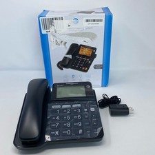 AT T CL4940 Black Single-Line Corded Phone w/ Digital Answering System