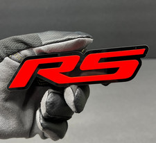 2 Pair Rs Fender Tailgate Badges Red 3d Acrylic Aggressive Emblems Racing 2 Pair Rs Fender Tailgate Badges Red 3d Acrylic Aggressive Emblems Racing