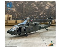 Modelo de helicóptero fundido a presión Bless Wing escala 1/48 EE. UU. MH-60L Black Hawk 160th SOAR