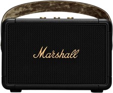 Marshall Kilburn II Portable Bluetooth Speaker, Black and Brass