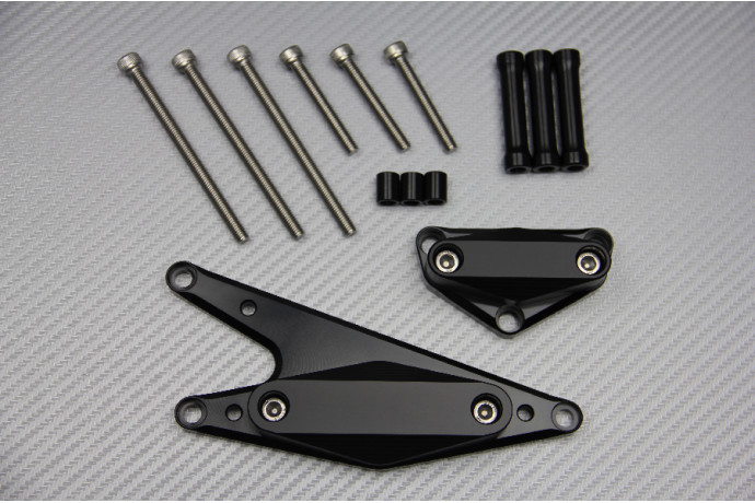 Protection carter moteur noir pour Suzuki Bandit 650 N/S de 2006 à 2016