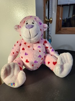Ganz Webkinz valentines pink monkey plush stuffed animal
