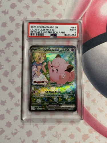 Pokemon Lillie’s Clefairy Ex 184/159 SIR PSA 9
