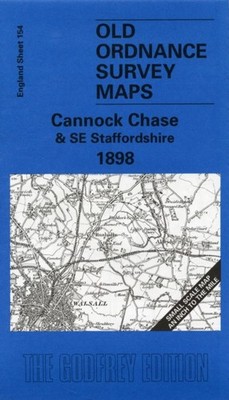 Cannock Chase and SE Staffordshire 1898 by John Boynton (Sheet map, folded)