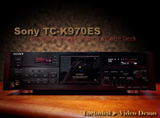 SONY TC-K970ES   RaRe   Premium ES Vintage Stereo Cassette Deck