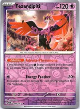 Fezandipiti Twilight Masquerade 096/167 Rare Reverse Holo NM Pokemon Card