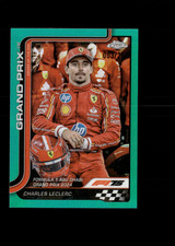 2025 Topps Chrome Formula 1 F1 Charles Leclerc Green Refractor /299 #145 003/299