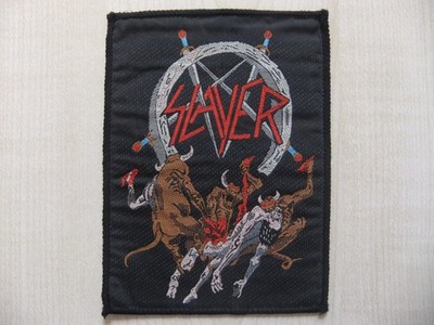Slayer Hell Awaits Aufnäher Patch Overkill Metallica Megadeth Exodus Sodom 80´s