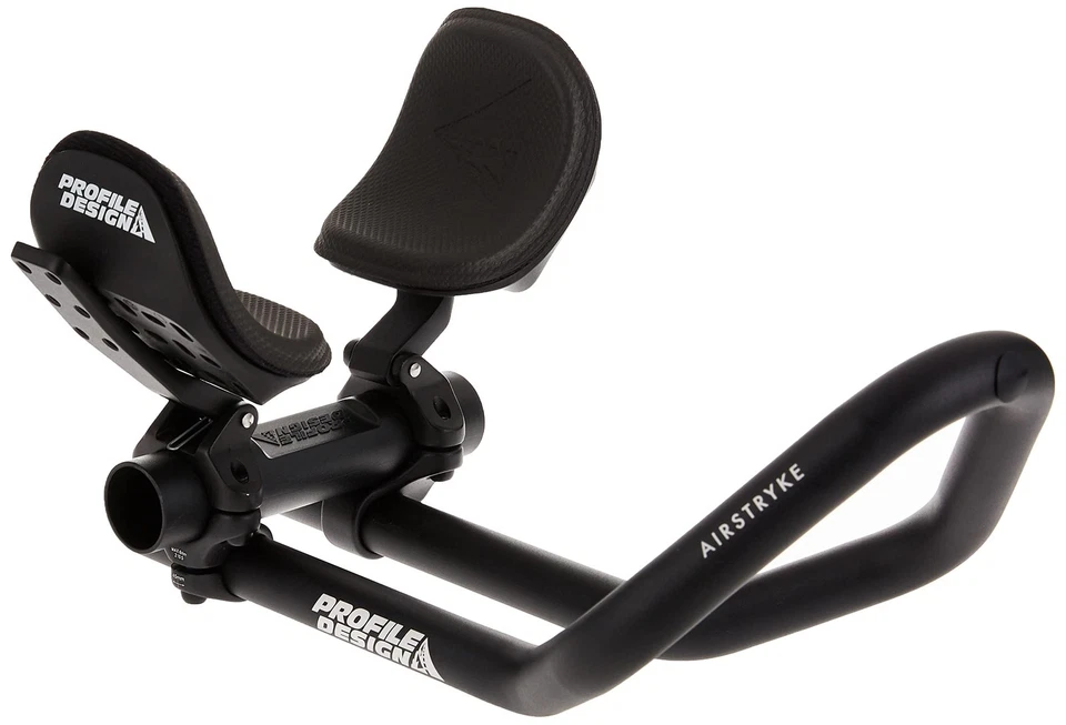 Airstryke V2 Aluminum Clip On Aerobars With Flip Up Brackets For Road Bikes - Image 2 of 4