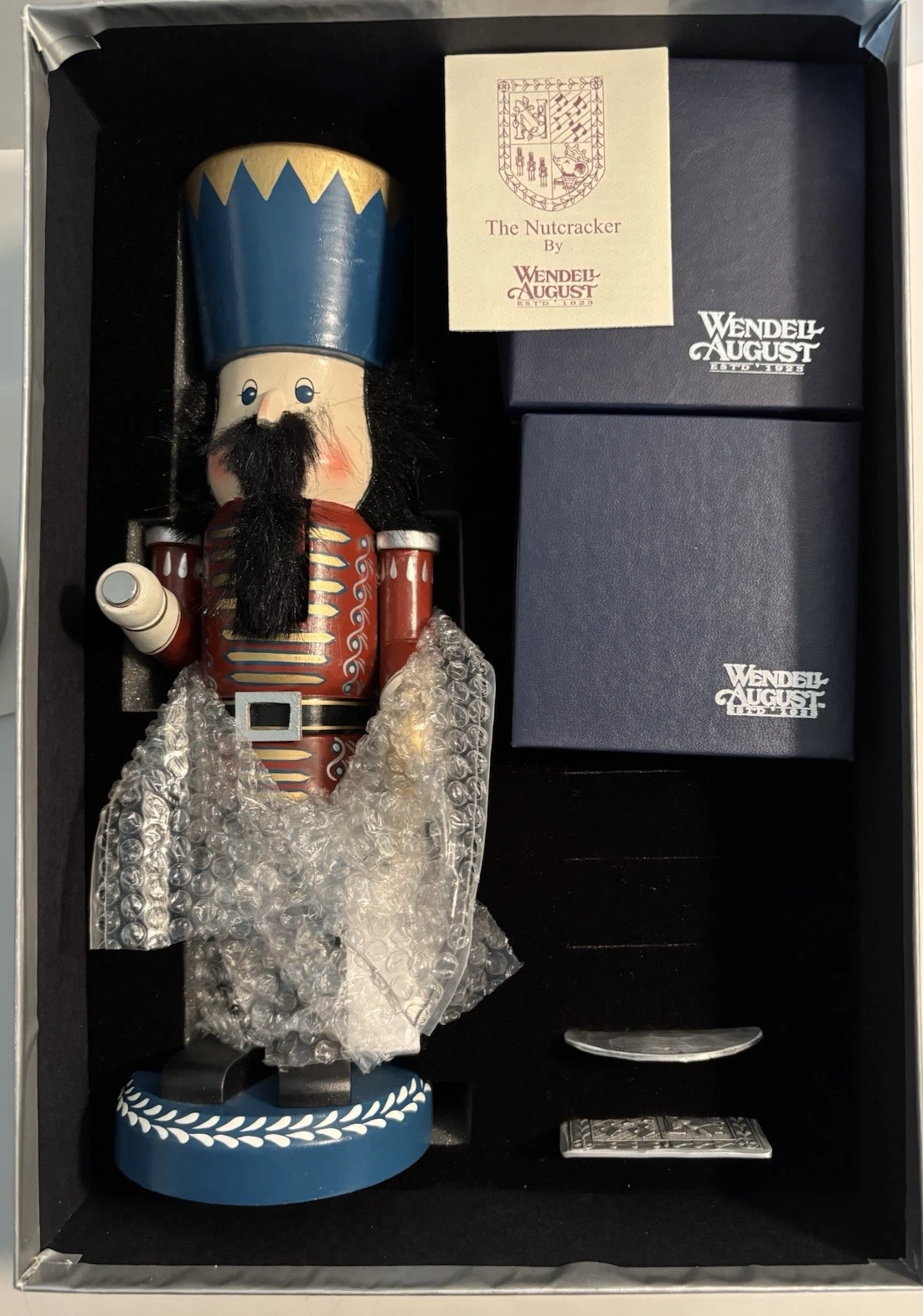 Wendell August Nutcracker Limited Edition Set Nutcracker with 8 Ornaments