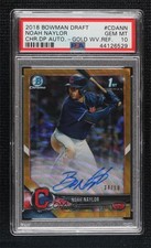 2018 Bowman Draft Gold Wave Refractor 34/50 Bo Naylor PSA 10 GEM MT Auto k0w