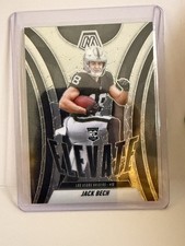 2025 Panini Mosaic Football #11 Jack Bech Raiders Elevate Rookie Insert