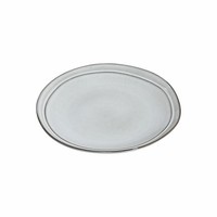 Teller Flachteller Dessertteller Essteller Kuchenteller Steingut Grau 21 Cm