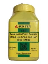 Sun Ten - Tang-kuei & Peony Formula, Granues / Dang Gui Shao Yao San / 當歸芍藥散