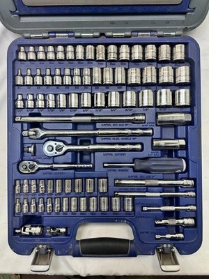 100pc Blue Point General Service Set BLPGSSC100B 1/4 + 3/8'' Drive Pre-Owned Exc
