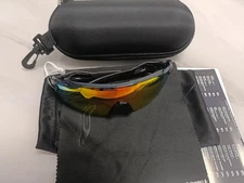 New OO9208 Oakley Radar EV Patn Sunglasses Black Frame, Polarized Lenses