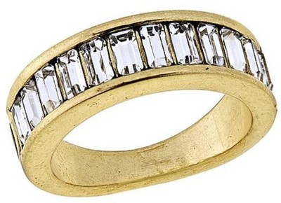 Heidi Daus FULL OF POSSIBILITIES Clear Crystal Disney  Band Ring Size 7