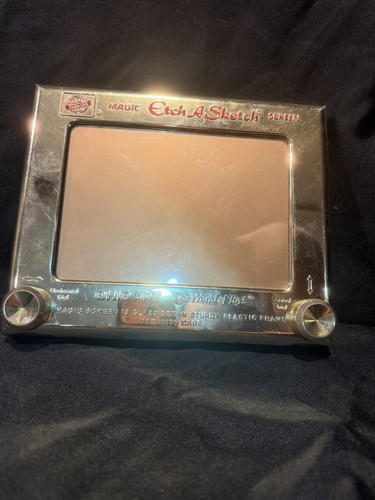 Vintage Ohio Art Magic Etch A Sketch Classic Drawing Toy Silver USA Tested Works