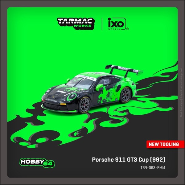 tarmac Works - Porsche 911 GT3 Cup (992) Fire Monkey Motorsport - T64-093-FMM-image