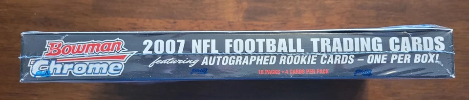 2007 Bowman Chrome Football Hobby Box Adrian Peterson Calvin Johnson SEALED - Image 3 of 4