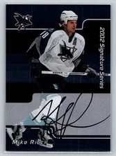 2002-03 Be a Player Signature Series Autograph Buybacks 2001 Mike Ricci Auto