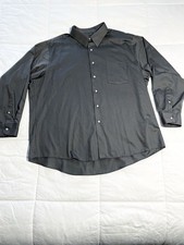 Arrow Classic Fit 18 1/2 - 34/35 Men's Long Sleeve Button Up Shirt Color Grey