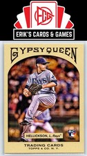 2011 Topps Gypsy Queen Jeremy Hellickson Rookie Tampa Bay Rays RC #264