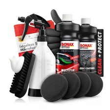 SONAX Textil Polster Cabrio Set Multi Star Fabric Coating Zubehör | 10-teilig