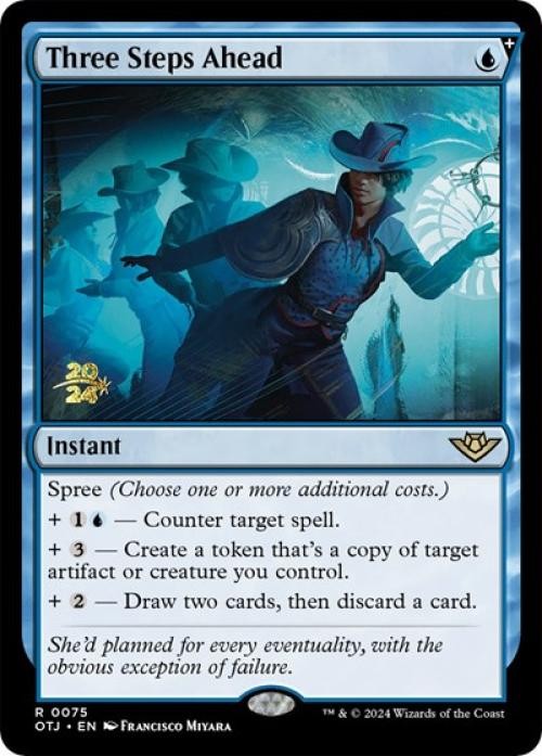 Three Steps Ahead -Foil Near Mint MTG Promos: Prerelease Cards